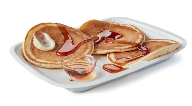pancakes and syrup